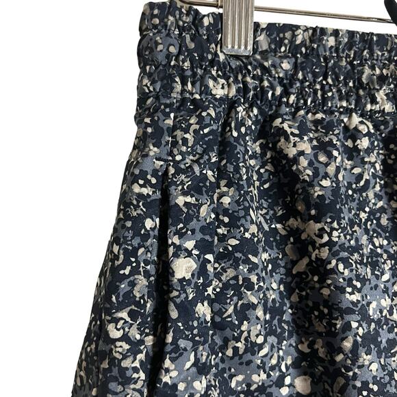 Athleta Baja Navy Blue Speckled Print Running Athletic Shorts Size 0 - Picture 3 of 6
